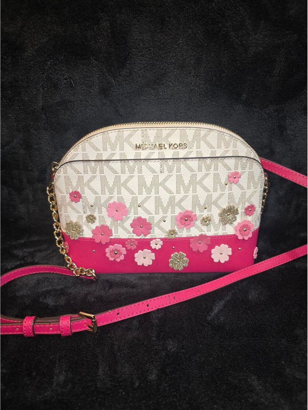 107. Michael Kors Emmy Large Dome Crossbody